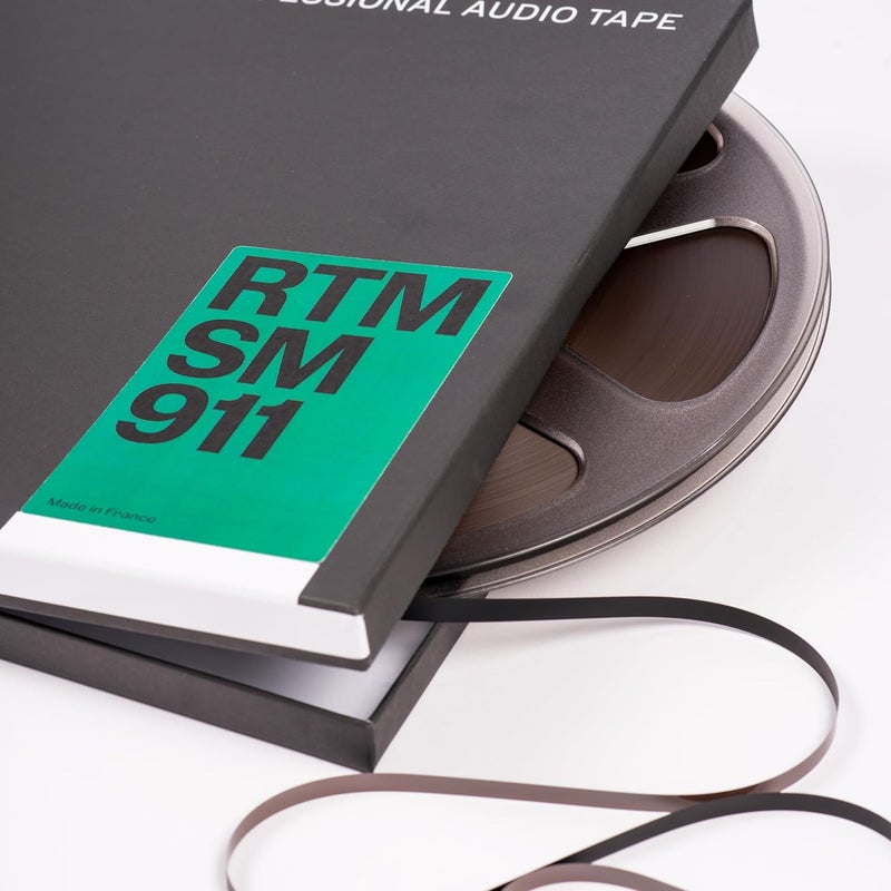 RTM Industries RTM Studio Master Recording SM 911 ¼ inch - Reel to Reel Magnetic Tape for Audio Recording - 2500 ft Trident Plastic Reel - 10.5 inch Diameter - Image 2